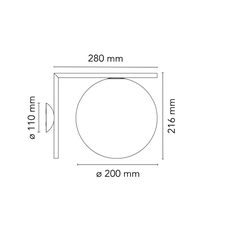 Ic lights c w1 double michael anastassiades applique ou plafonnier wall or ceiling light  flos f3178057  design signed nedgis 97625 thumb