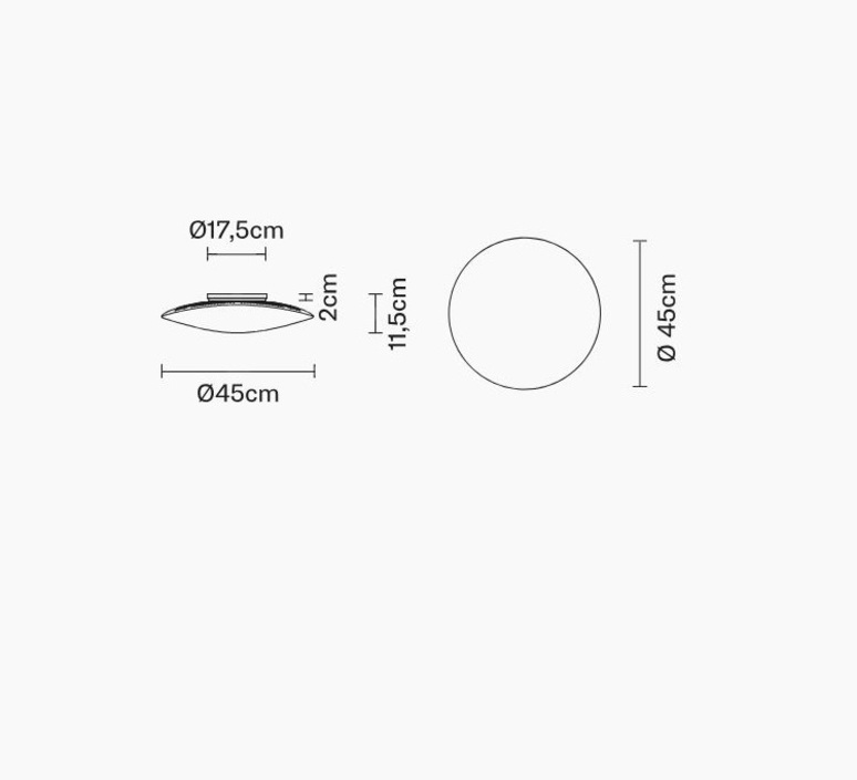 Loop f35  applique ou plafonnier  fabbian f35g0100  design signed nedgis 209572 product