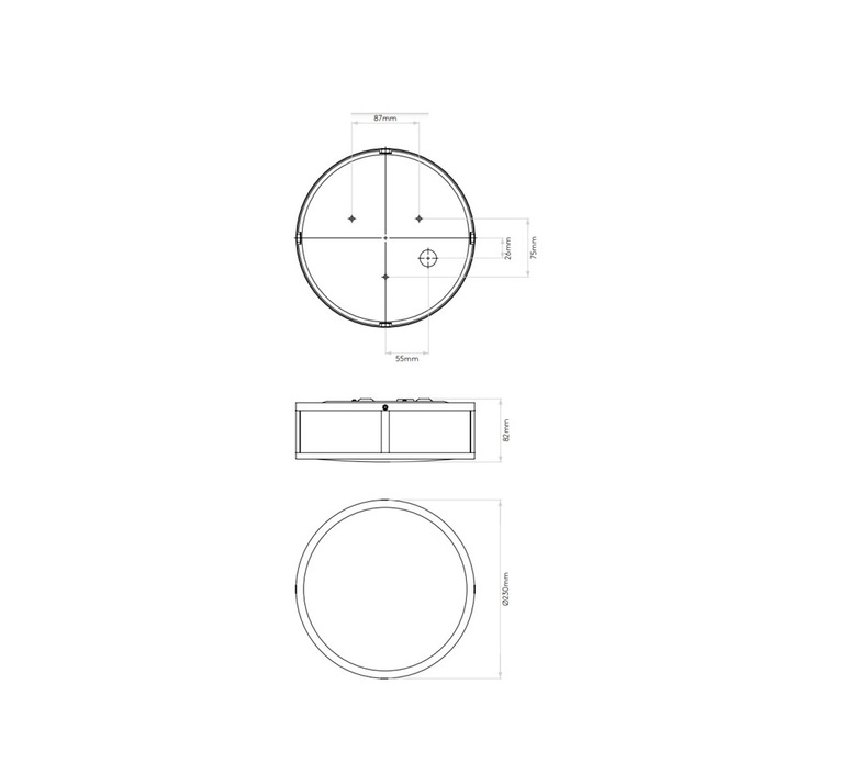 Mashiko round 230 studio astro applique ou plafonnier wall or ceiling light  astro lighting 1121021  design signed nedgis 147050 product