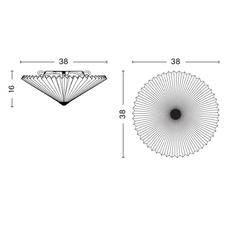 Matin flush mount 380 inga sempe applique ou plafonnier wall or ceiling light  hay 4191285009000  design signed nedgis 140643 thumb