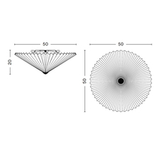 Matin flush mount 500 inga sempe applique ou plafonnier wall or ceiling light  hay 4191293009000  design signed nedgis 140653 thumb