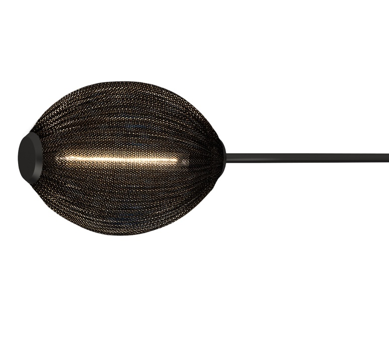 Satellite wall lamp soft black semi matt mathieu mategot applique ou plafonnier wall or ceiling light  gubi 10056952  design signed nedgis 136136 product