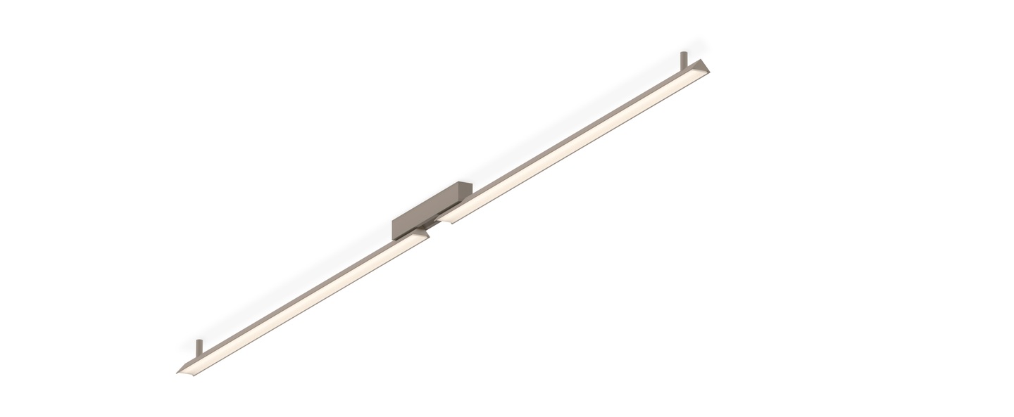 Applique ou plafonnier spa 5981 beige led dim 2700k 3020 lm l253cm h4 8cm vibia normal