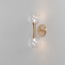 Stem x2 karen gilbert et paul pavlak applique ou plafonnier wall or ceiling light  sklo studio lt270clrbb  design signed nedgis 169380 thumb