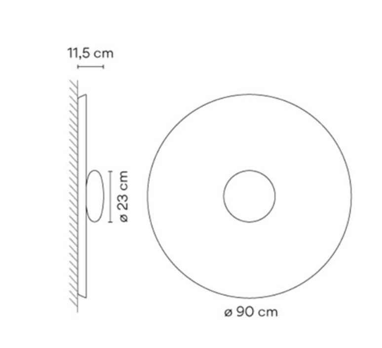 Top 1160 ramos bassols applique ou plafonnier wall or ceiling light  vibia 116010 1a  design signed nedgis 176589 product