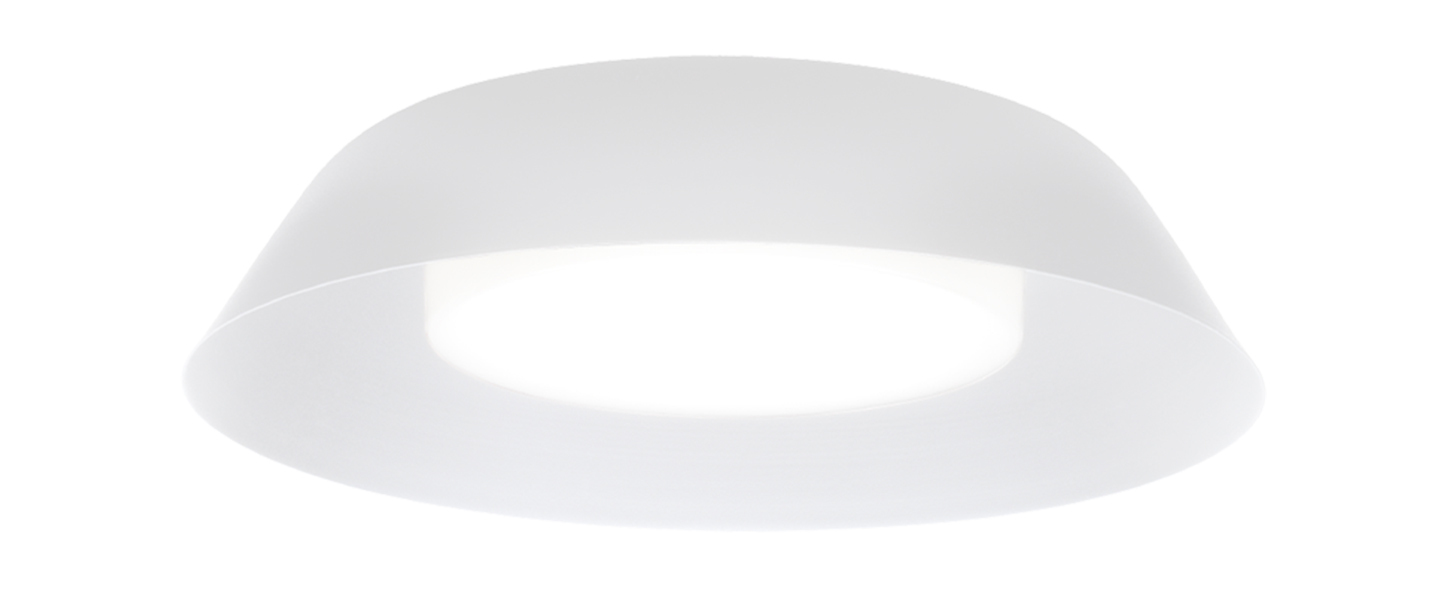 Applique ou plafonnier towna 1 0 blanc ip44 led 3000k 770lm o25 4cm h8 9cm wever ducre normal