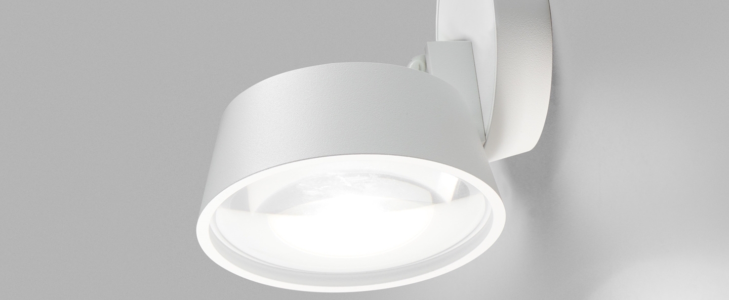 banner-image Applique ou plafonnier vantage 1 blanc led 2700k 540lm o10cm h7cm light point normal