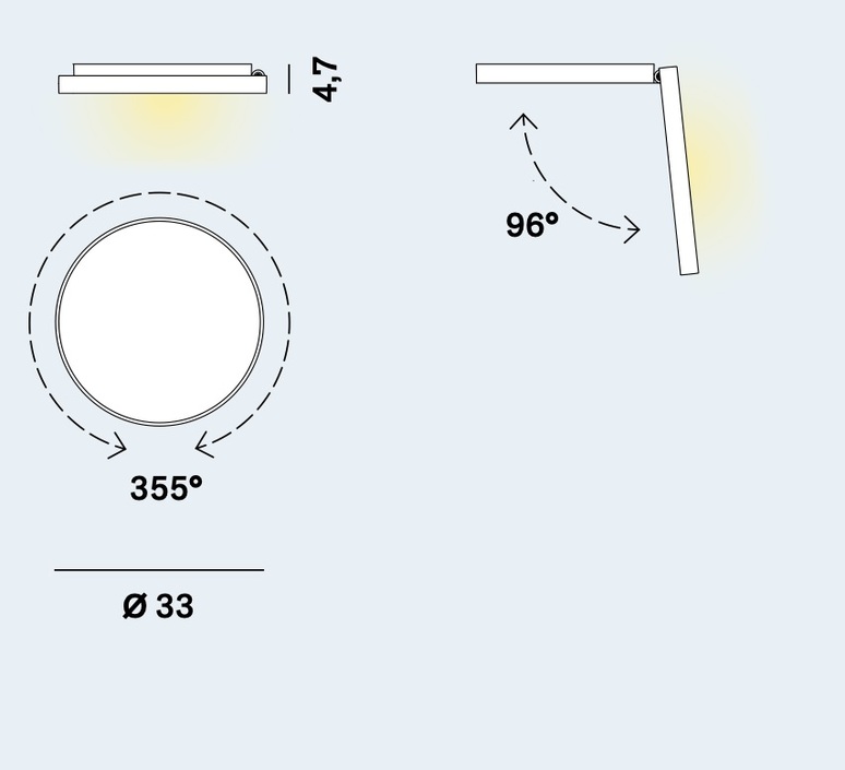 Venere w2 giovanni lauda applique ou plafonnier wall or ceiling light  rotaliana 1vew2 000 63 zl0  design signed nedgis 152531 product