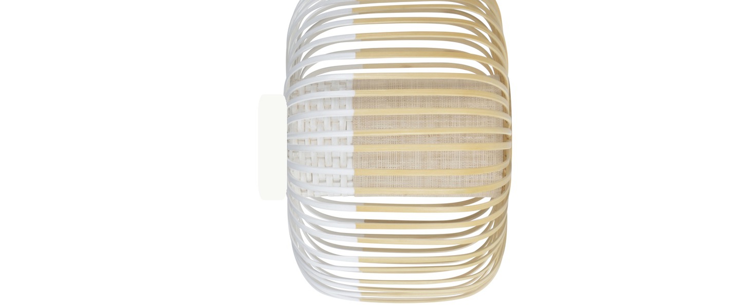 banner-image Applique plafonnier bamboo light s blanc bambou o35cm h23cm forestier normal