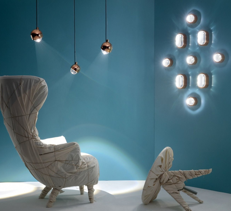 Spot obround tom dixon applique murale wall light  tom dixon spow04beu  design signed 62597 product