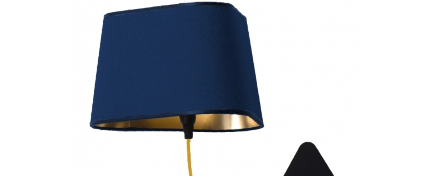 banner-image Applique suspendue petit nuage bleu or o24cm designheure normal