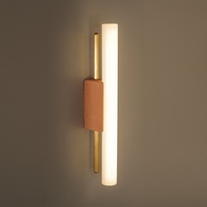 Tubus simple 30 mauricio obarrio  applique murale wall light  contain tub 110 brushed brass terra  design signed nedgis 107098 thumb