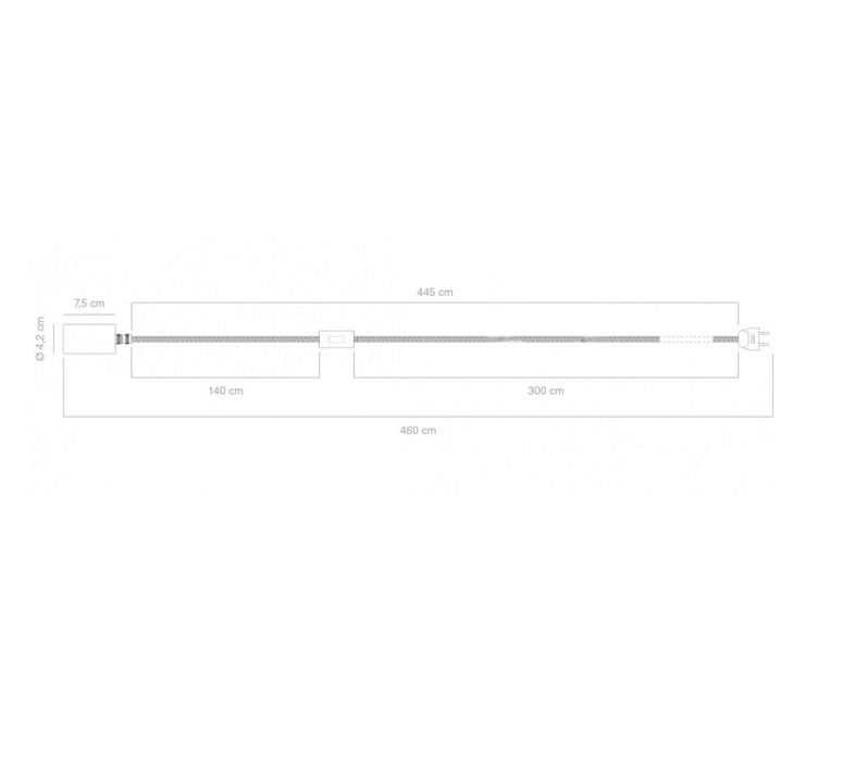 Lampe, Baladeuse, Aladin, rouge, L450cm, H4,2cm - Zangra - Luminaires Nedgis