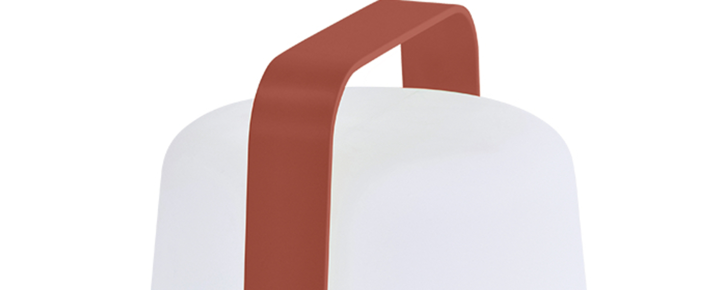 banner-image Baladeuse d exterieur balad lampe h25 ocre rouge ip44 led 2300 4000 6000k 40lm o19cm h25cm fermob normal