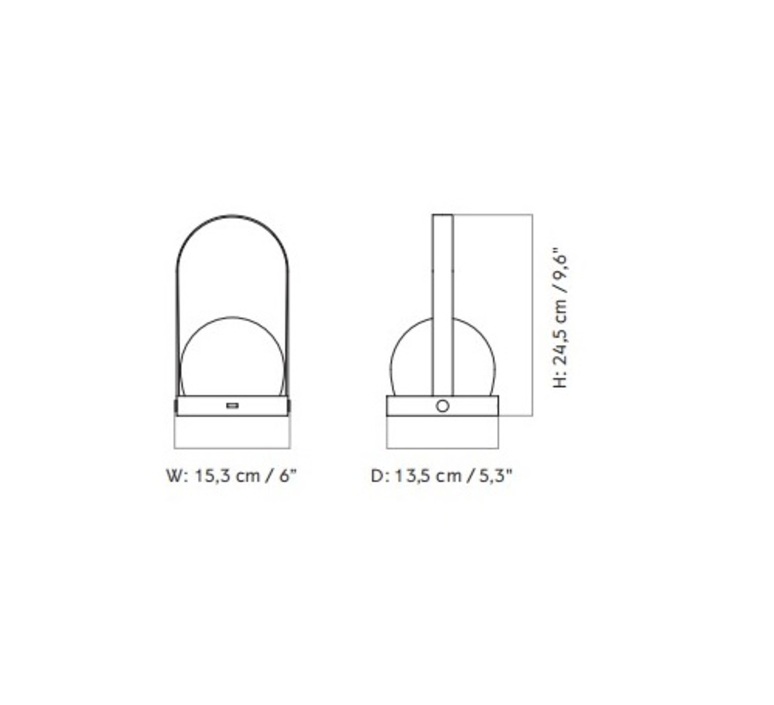 Carrie studio norm architects baladeuse d exterieur outdoor portable lamp  menu 4864349  design signed nedgis 141142 product