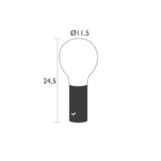 Lampe h24  tristan lohner baladeuse d exterieur outdoor portable lamp  fermob 3410b9  design signed nedgis 175082 thumb