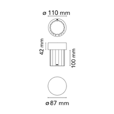 Last order michael anastassiades baladeuse d exterieur outdoor portable lamp  flos f03694056  design signed nedgis 99717 thumb