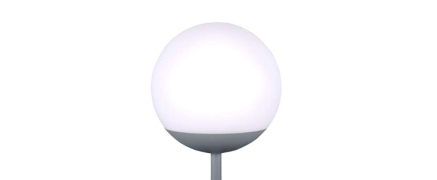 Baladeuse d exterieur moon gris led o15cm h41cm fermob normal