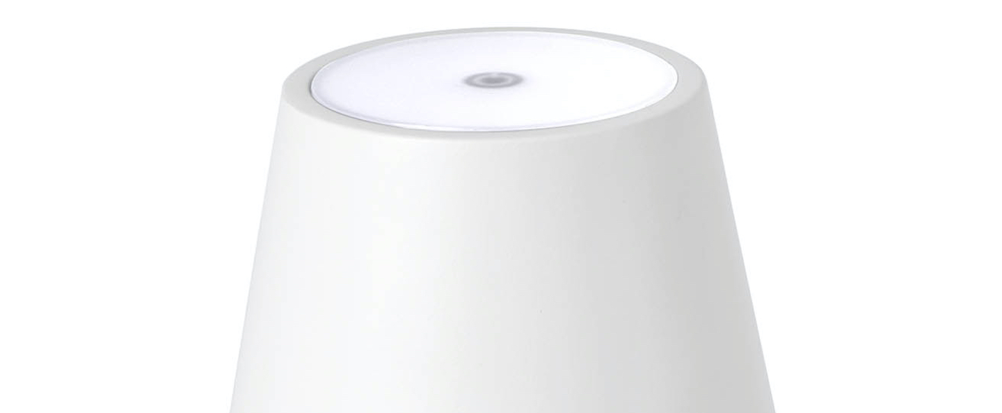 banner-image Baladeuse d exterieur toc blanc ip54 led 3000k 150lm o11cm h38cm faro normal