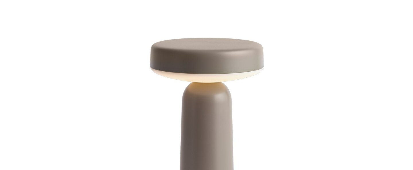 Baladeuse ease taupe ip54 led dim 2700k 230 lm o13 2cm h21 5cm muuto normal