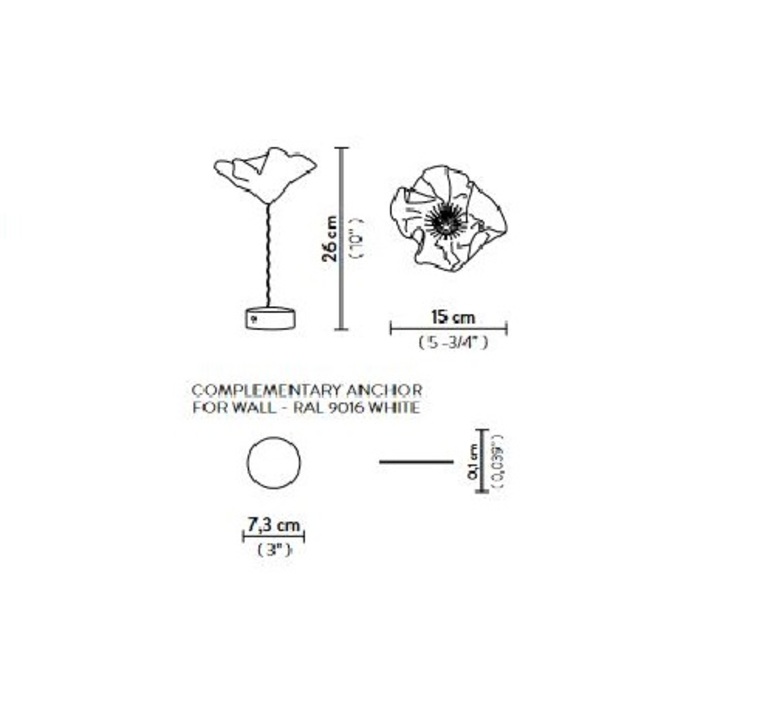 La fleur marc sadler baladeuse portable lamp  slamp laft000vlv000bt000eu  design signed nedgis 177526 product