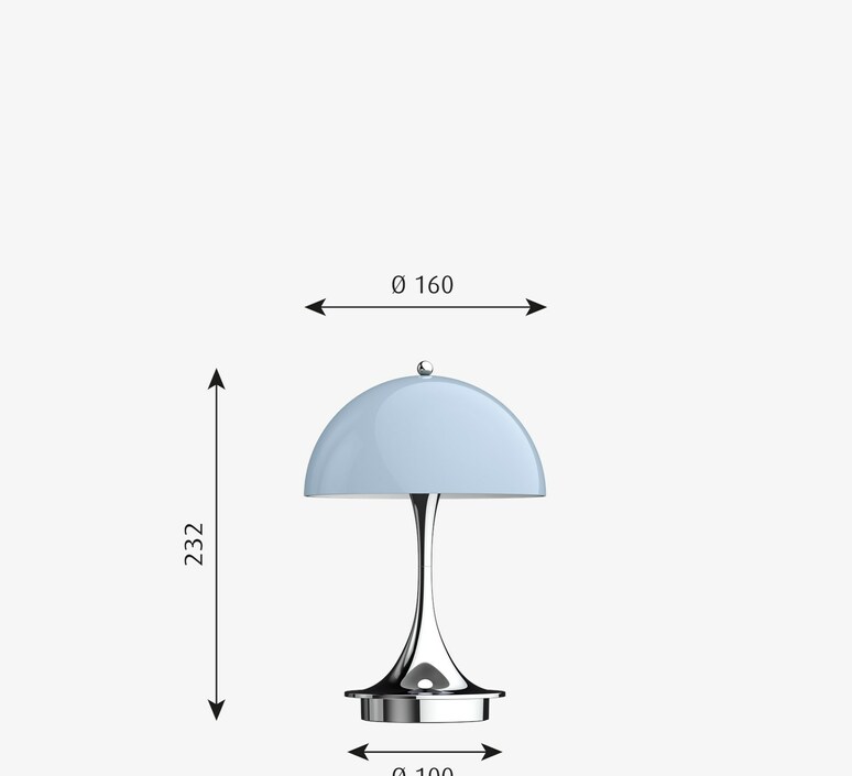 Panthella v2 verner panton baladeuse portable lamp  louis poulsen 5744168070  design signed nedgis 140736 product