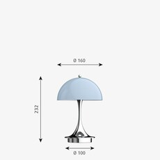 Panthella v2 verner panton baladeuse portable lamp  louis poulsen 5744168070  design signed nedgis 140736 thumb