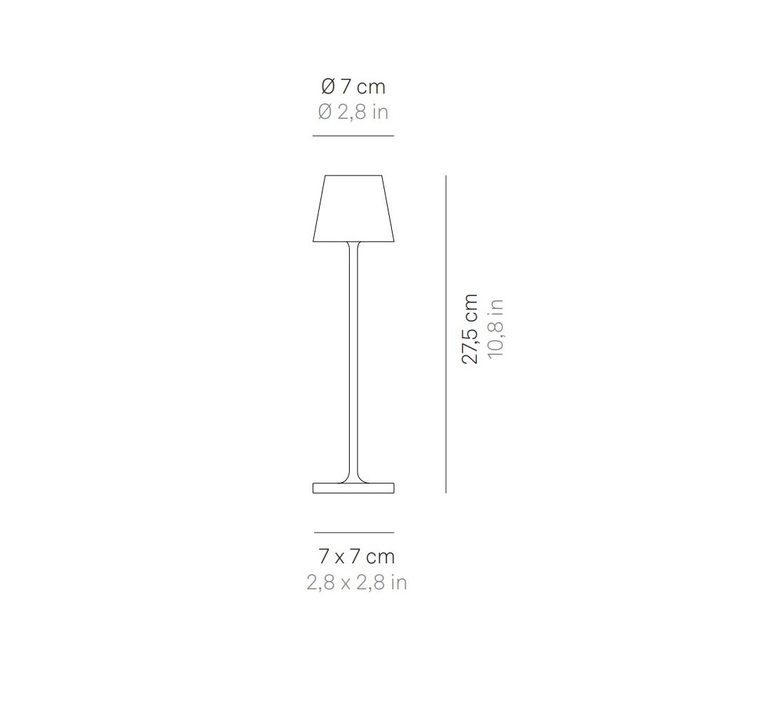 Poldina micro quel designer federico de majo baladeuse  zafferano ld0490k3  design signed nedgis 182352 product