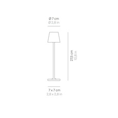 Poldina micro quel designer federico de majo baladeuse  zafferano ld0490k3  design signed nedgis 182352 thumb