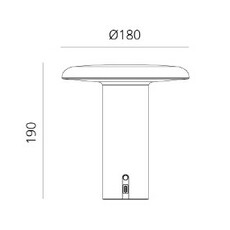 Takku studio foster partners baladeuse portable lamp  artemide 0151030a  design signed nedgis 202158 thumb