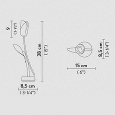 Tulip battery marc sadler baladeuse portable lamp  slamp tult000prs000bdwhbeu  design signed nedgis 176857 thumb