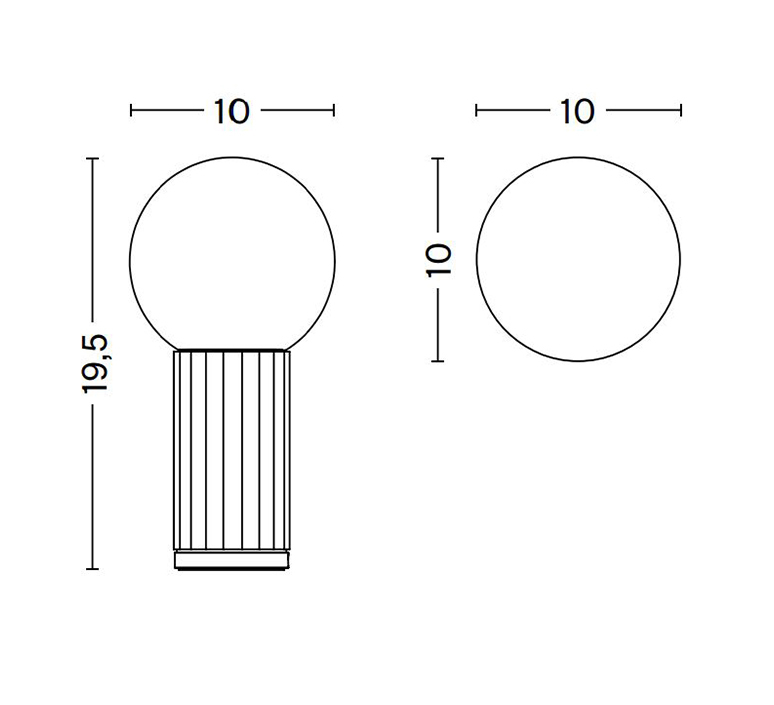 Turn on joel hoff baladeuse portable lamp  hay 4004531109000  design signed nedgis 105231 product