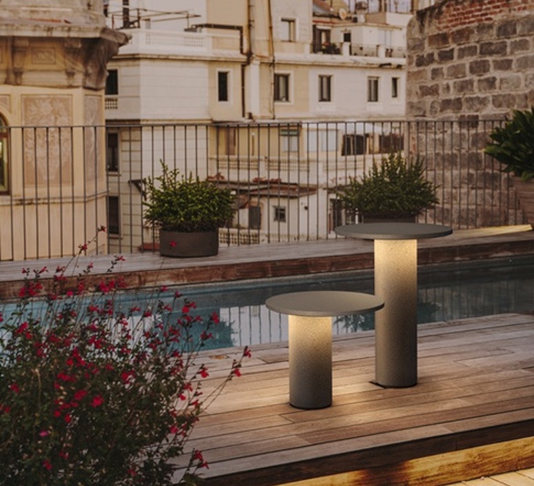 Moal bollard studio leds c4 borne landscape light  leds c4 55 e088 dc cl  design signed nedgis 148689 product