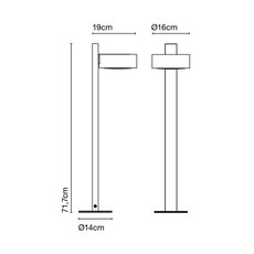 Plaff on b ip65 joan gaspar borne landscape light  marset a628 064  design signed nedgis 115917 thumb