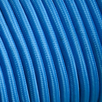 Cable textilecable 030 002 bleu turquoise l200 zangra normal