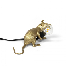 Mouse lie down marcantonio raimondi malerba lampe a poser table lamp  seletti 14943 gld  design signed nedgis 97850 thumb