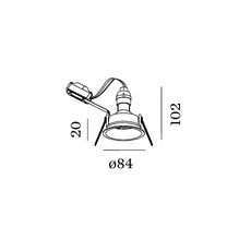 Deep adjust 1 0 led studio wever ducre spot encastrable recessed light  wever et ducre 112361b 3  design signed 56634 thumb