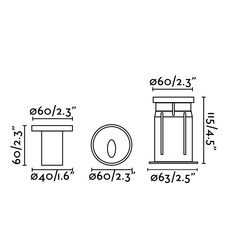 Negus estudi ribaudi applique murale d exterieur outdoor wall light  faro 70696   design signed nedgis 90881 thumb