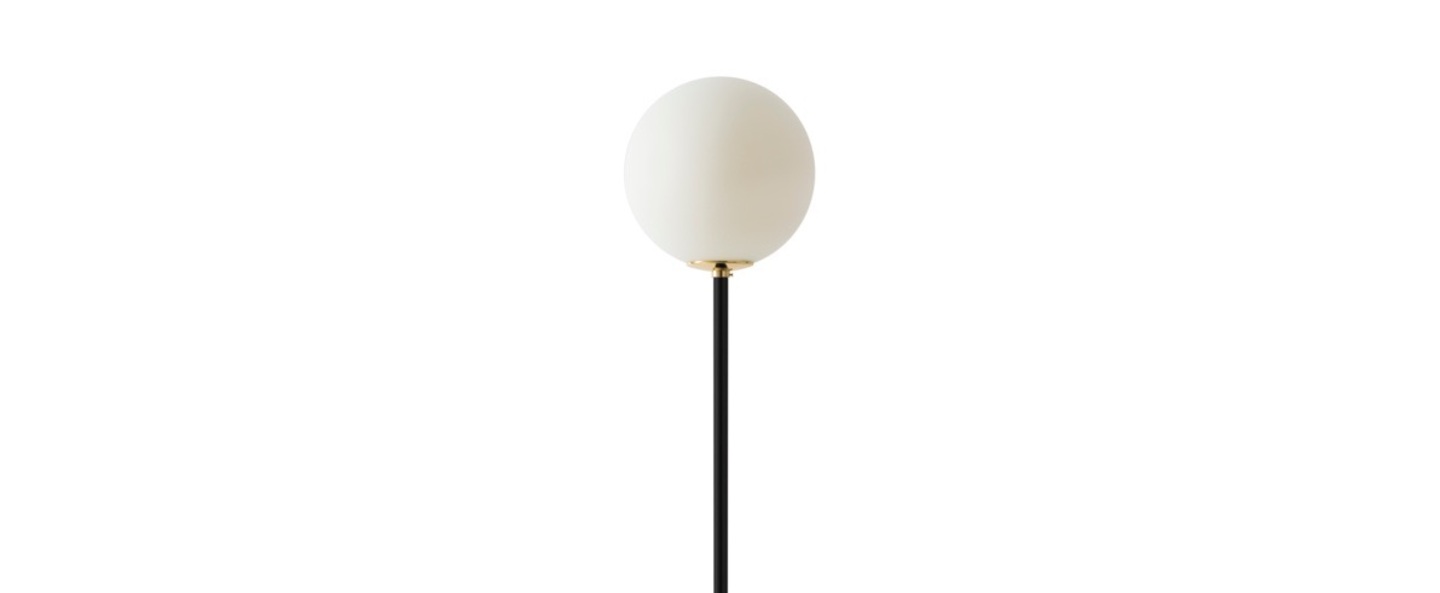 Lampadaire 06 version 1 noir marbre de carrare o25cm h160cm magic circus editions normal