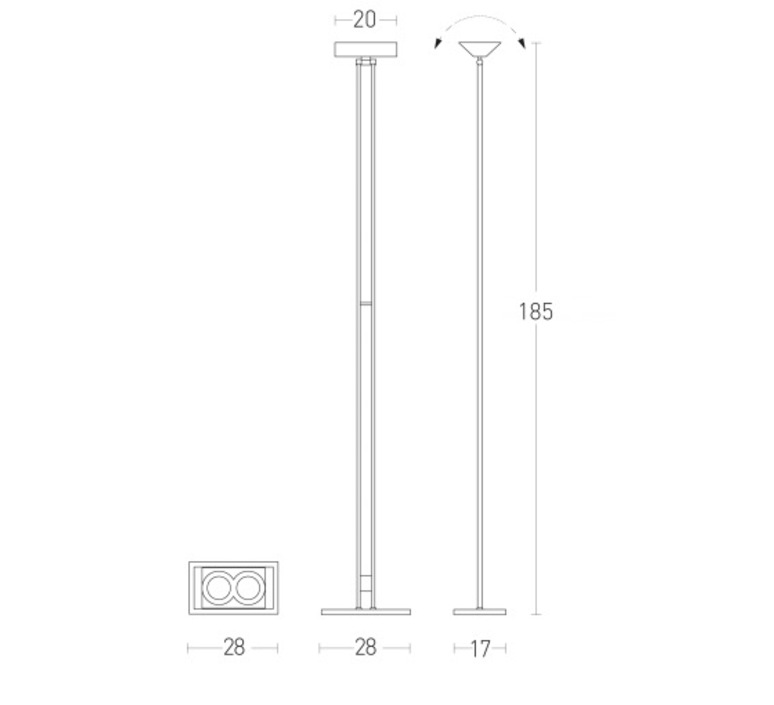 555 led elio giudici lumen center italia 555102l luminaire lighting design signed 23131 product