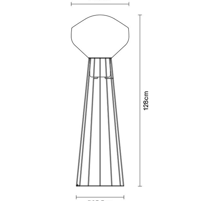 Aerostat f27 guillaume delvigne lampadaire floor light  fabbian f27c03 19  design signed 39811 product