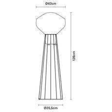 Aerostat f27 guillaume delvigne lampadaire floor light  fabbian f27c03 19  design signed 39811 thumb