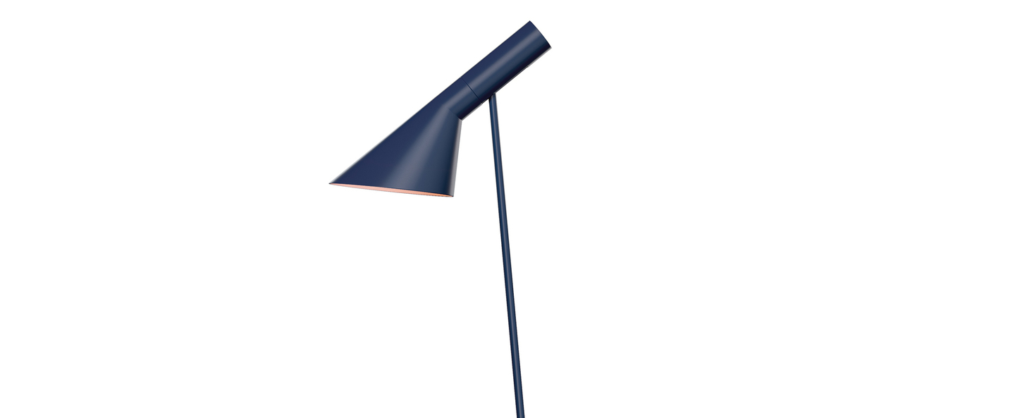 Lampadaire aj bleu nuit l27 5cm h130cm louis poulsen normal