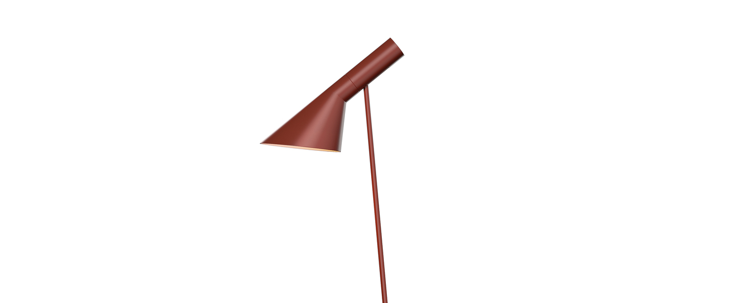 Lampadaire aj rouge l27 5cm h130cm louis poulsen normal