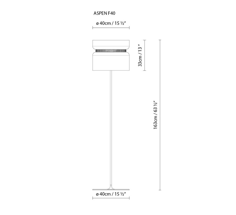 Aspen f40 werner aisslinger b lux aspen f40 grey turquoise luminaire lighting design signed 18118 product