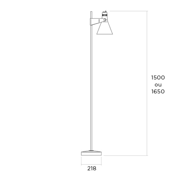 B4 rene jean caillette lampadaire floor light  disderot b4 n   design signed nedgis 83123 product