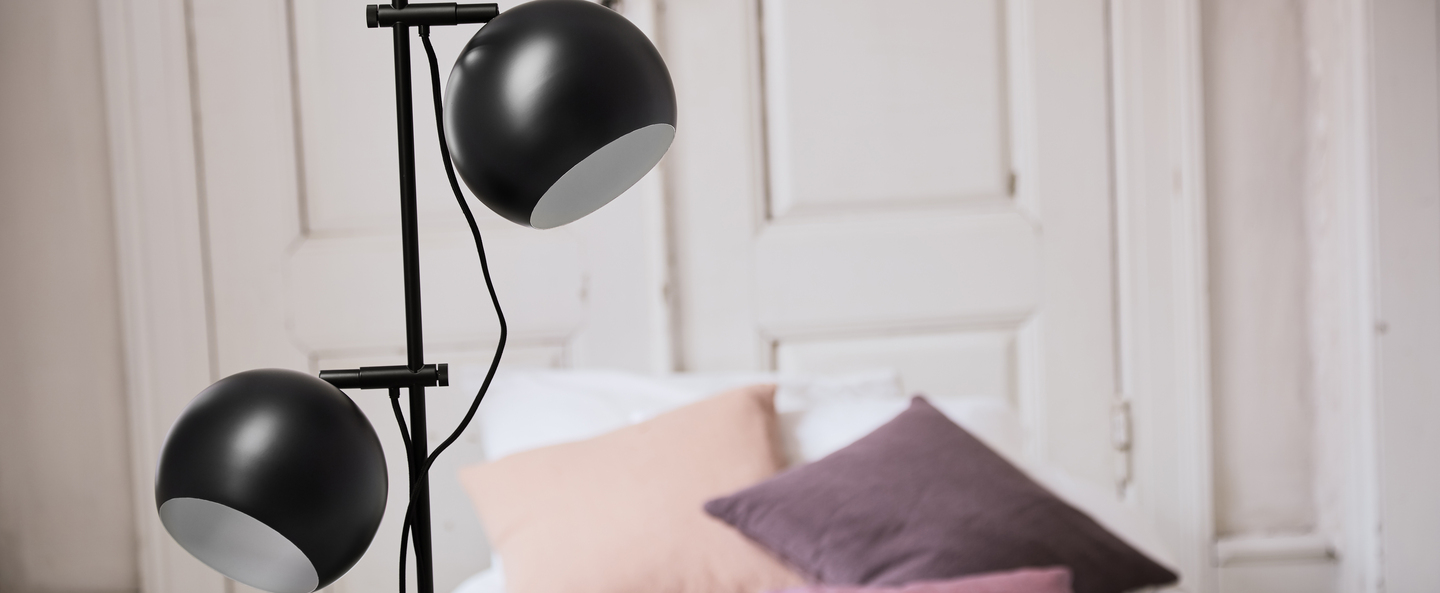 banner-image Lampadaire ball double noir mat l24cm h149cm frandsen normal