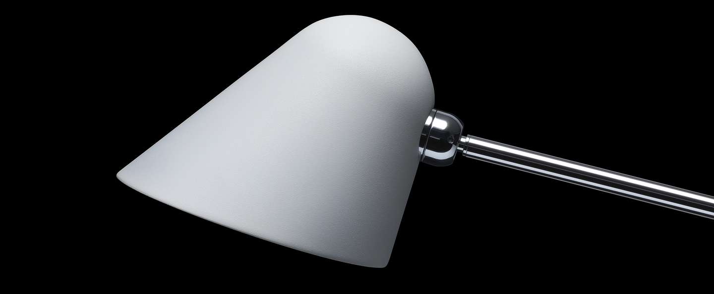 banner-image Lampadaire beghina blanc texture chrome led 3000k 200lm l40cm h127cm tato italia normal