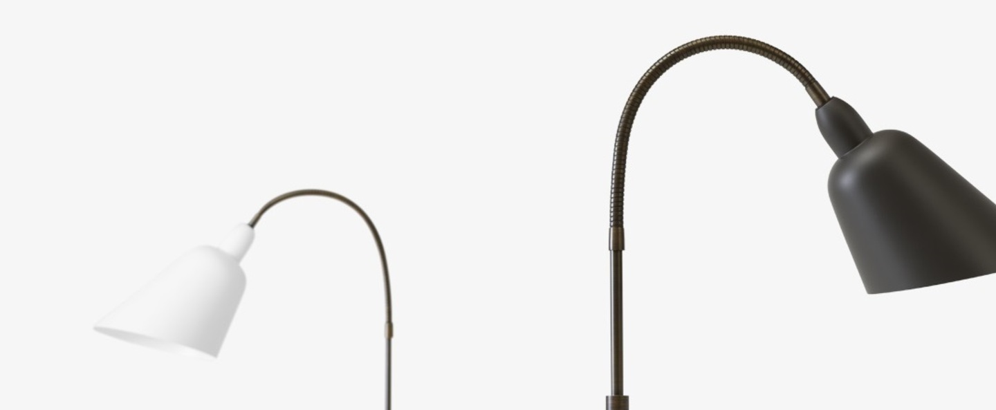 banner-image Lampadaire bellevue blanc bronze laiton h130cm andtradition normal