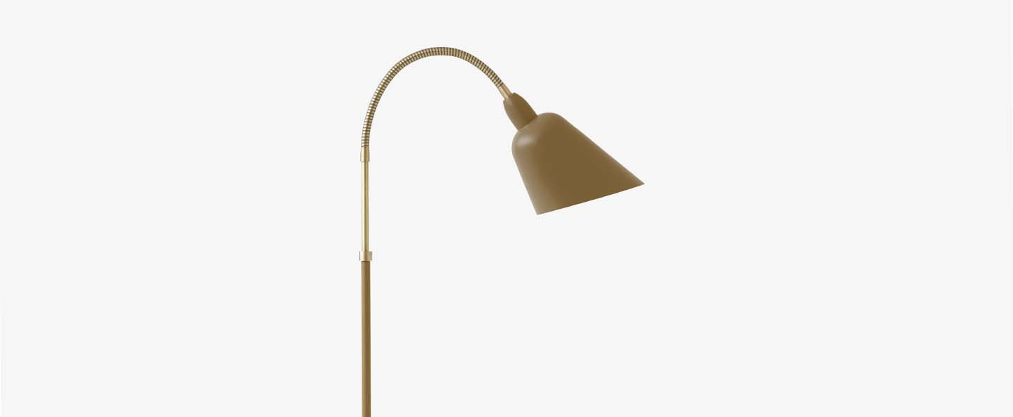 Lampadaire bellevue olive laiton l60cm h130cm andtradition normal